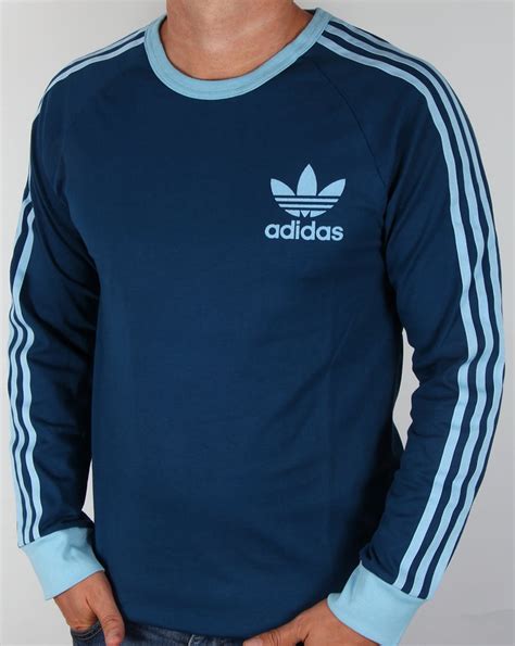 adidas blue striped shirt